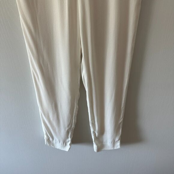 Helmut Lang‎ Silk Ivory White Cream Pants Trousers Size 4 - Picture 6 of 10